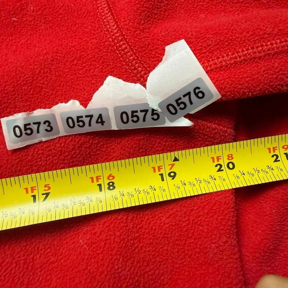 The North Face Men's Red TNF Fleece Apex Tech Jacket Medium
